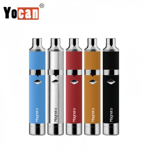 Yocan Magneto Wax Vape Pen available in multiple vibrant colors for efficient concentrate vaping.