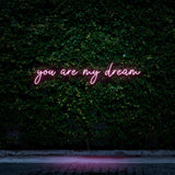 You Are My Dream Lighted Neon Sign - LED Décor for Bedroom, Living Room, and Romantic Gifts