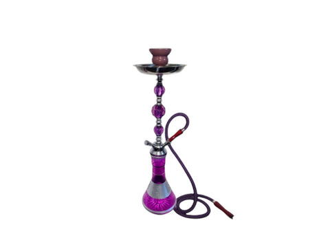 Zebra Smoke Triple Hookah – 21-inch durable glass hookah with three hoses, perfect for group smoking, parties, and smooth airflow experience.